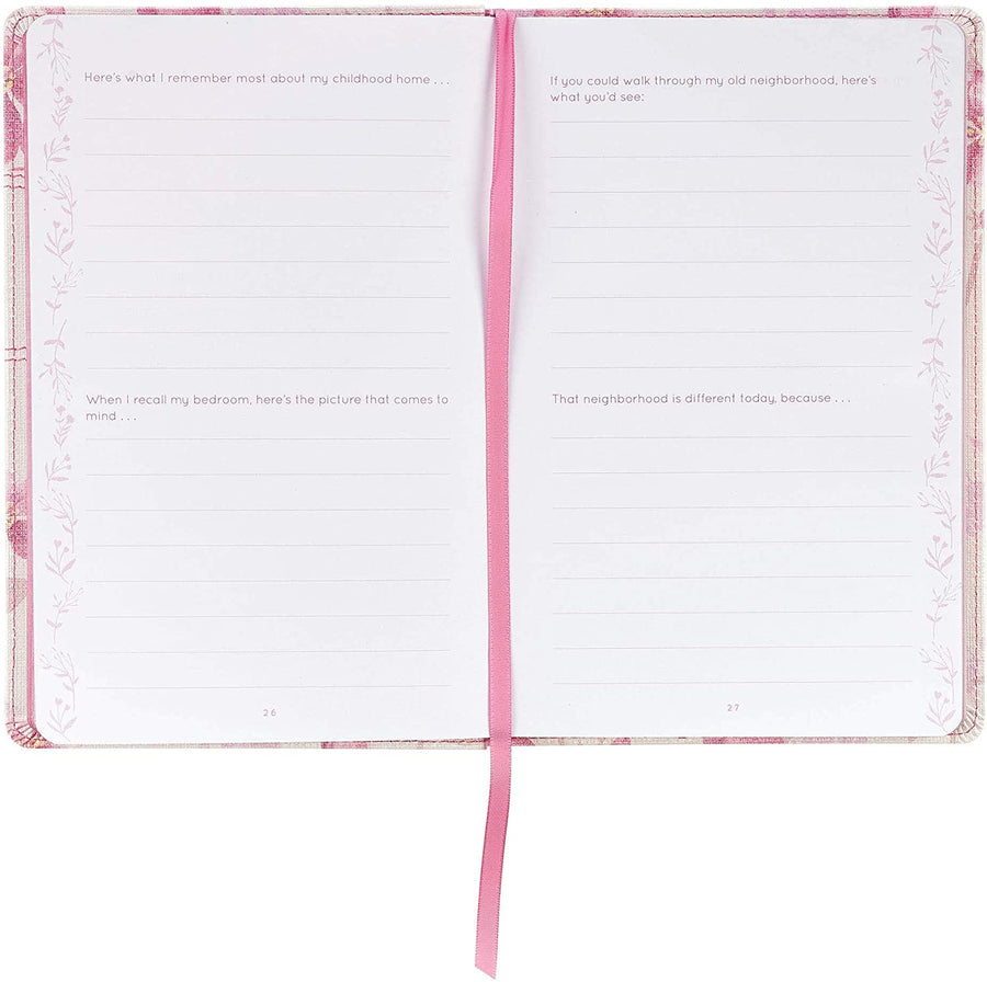 Mother’s Day Gift Set | 1 John 4:19 Scripture Mug and My Life My Story Prompted Mothers Legacy Journal