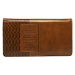 Load image into Gallery viewer, I Know the Plans Jeremiah 29:11 Brown Faux Leather Checkbook Cover
