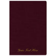 Load image into Gallery viewer, Personalized NIV Thinline Bible Large Print Bonded Leather Thumb Indexed Burgundy Comfort Print

