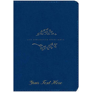 Personalized NLT Life Application Study Bible Third Edition Blue