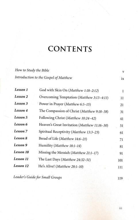 Life Lessons from Matthew, 2018 Edition - Max Lucacdo