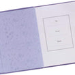 Load image into Gallery viewer, Personalized Custom Text Your Name Be Brave Handy-Sized Faux Leather Journal Lavender
