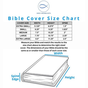 Strength & Dignity Colorful Landscape Faux Leather Personalized Bible Cover for Women