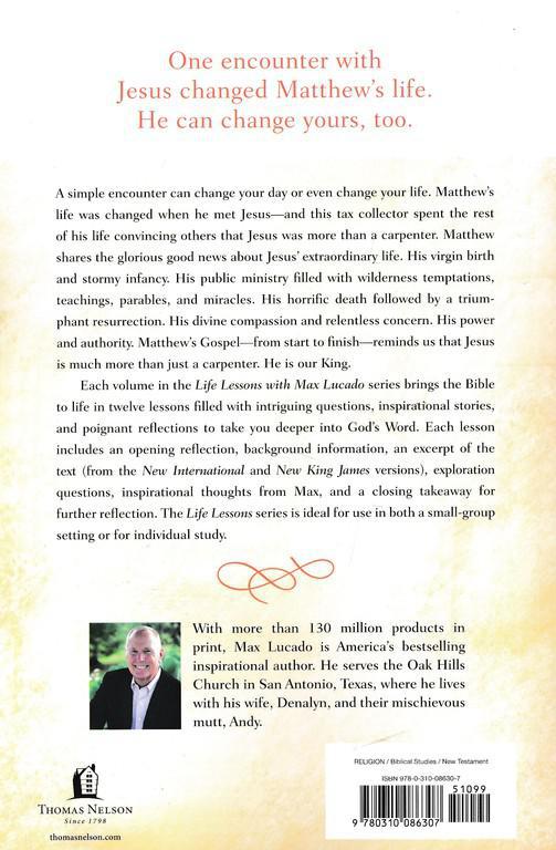 Life Lessons from Matthew, 2018 Edition - Max Lucacdo