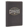 Load image into Gallery viewer, Personalized Be Strong and Courageous Collection Zippered Flexcover Journal Joshua 1:9

