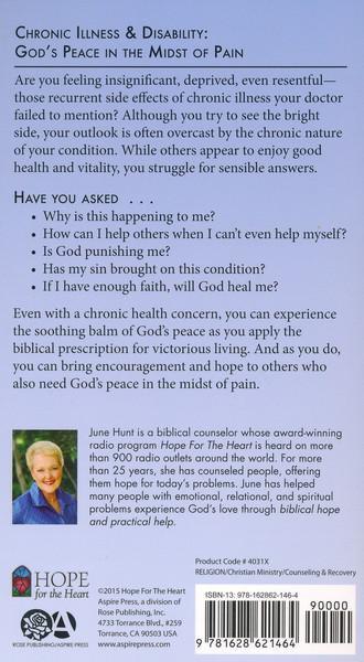 Chronic Illness & Disability [Hope For The Heart Series] - June Hunt