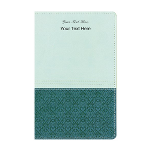 Personalized NIV Zondervan Study Bible Personal Size Leathersoft Light Blue/Turquoise