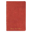 Load image into Gallery viewer, Personalized KJV Holy Bible Standard Bible Burgundy Top Grain Premium Leather Bible w/Thumb Index
