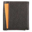 Load image into Gallery viewer, Three Crosses Brown Full Grain Leather Trifold Wallet

