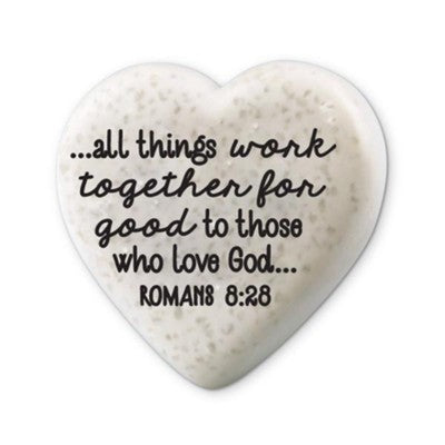 Heart Scripture Stone