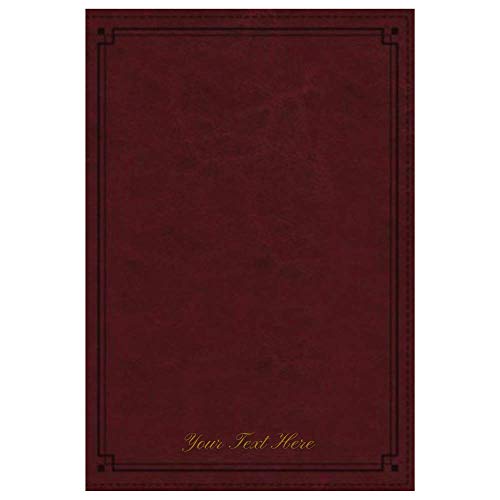 Personalized NKJV Study Bible Leathersoft Red