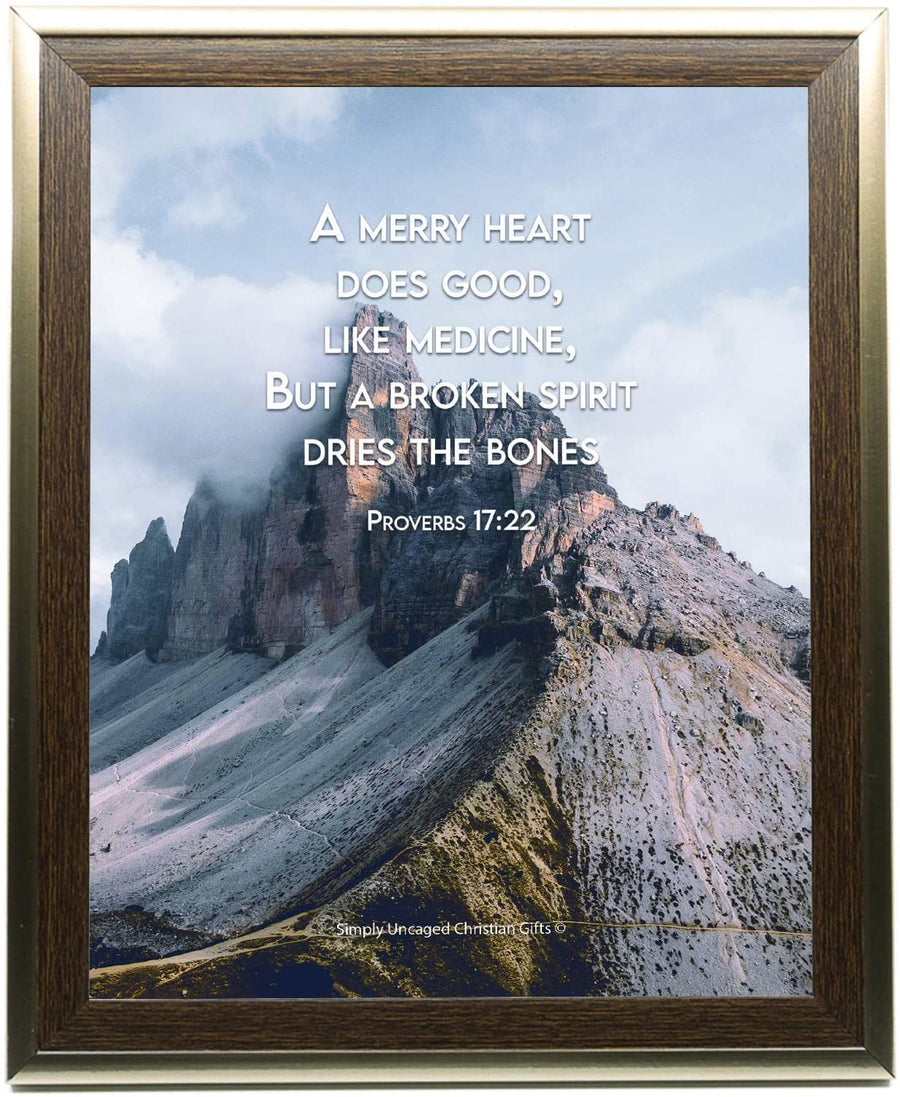 Proverbs 17:22 Personalized Photo Verse