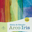 Load image into Gallery viewer, Personalized RVR 1960 Biblia de Estudio Arco Iris símil piel con índice
