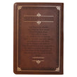 Load image into Gallery viewer, The Lord&#39;s Prayer Matthew 6: 9-13 Brown LuxLeather Prayer Journal
