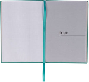 Personalized Planner 2022 Be Still My Soul Teal Faux Leather My Yearly Planner - Psalm 46:10