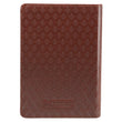 Load image into Gallery viewer, Personalized KJV Bible COMPACT Pocket Edition LuxLeather Brown
