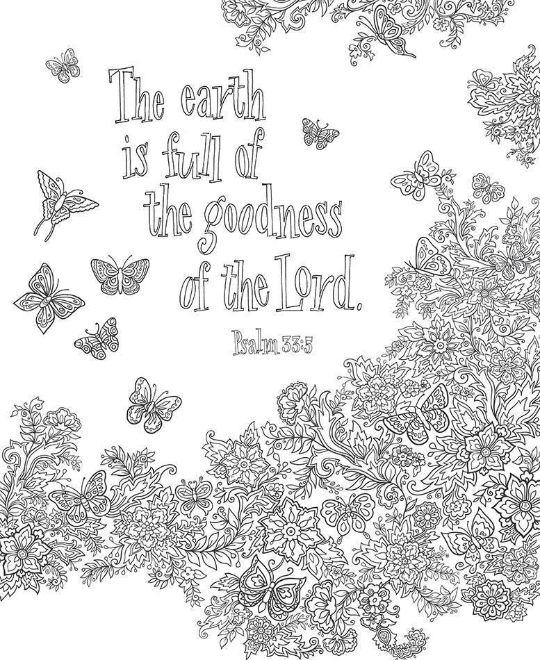 Bible Blessings & Promises, Coloring Book for Adults