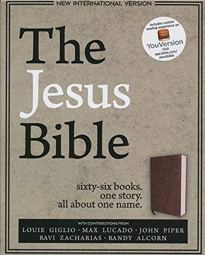 Personalized NIV The Jesus Bible Soft Leathered-Look Brown