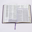 Load image into Gallery viewer, Personalized NKJV The Study Bible for Women LeatherTouch Indexed Plum &amp; Lilac
