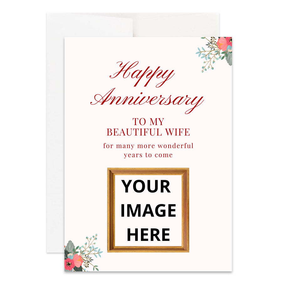 Personalized Christian Anniversary Card for Wife, Her, Personalized Christian Anniversary Card, Christian Anniversary Gift for Her, Wife Personal Gift