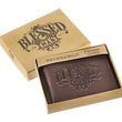 Load image into Gallery viewer, Blessed Man Brown Genuine Leather Wallet
