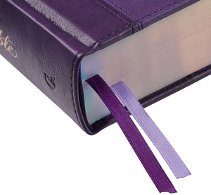 Personalized KJV My Creative Bible Purple Faux Leather Hardcover