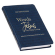 Load image into Gallery viewer, Words of Jesus for Daily Living Blue Faux Leather Devotional - Jan De Wet
