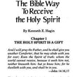 Load image into Gallery viewer, The Bible Way to Receive the Holy Spirit - Kenneth E. Hagin
