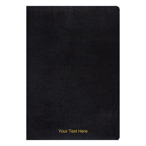 Personalized NKJV & Amplified Parallel Bible Large Print Black Bonded Leather