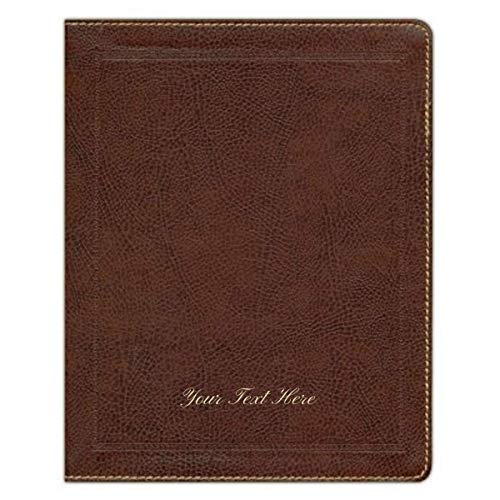 Personalized KJV Journal The Word Bonded Leather Brown