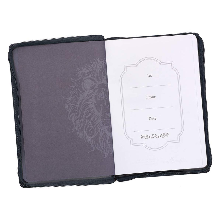 Be Strong & Courageous Joshua 1:9 LuxLeather Journal