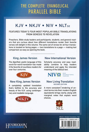 Personalized Complete Evangelical Parallel Bible KJV/NKJV/NIV/NLT