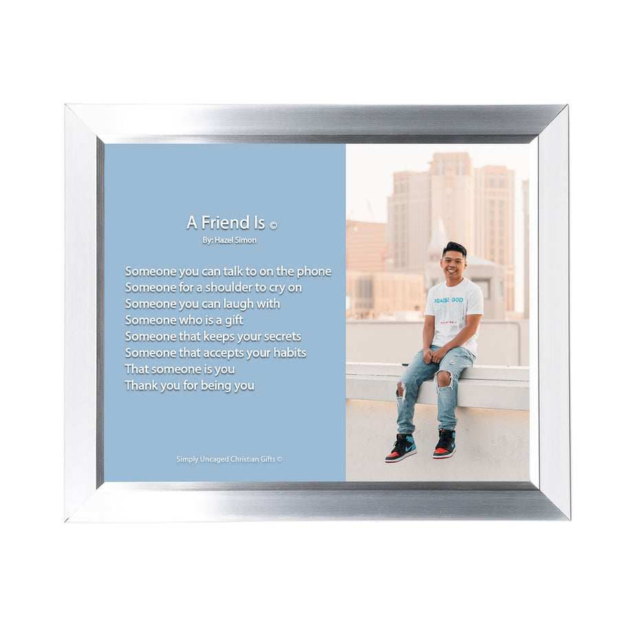 A Friend Is Personalized Photo Poem