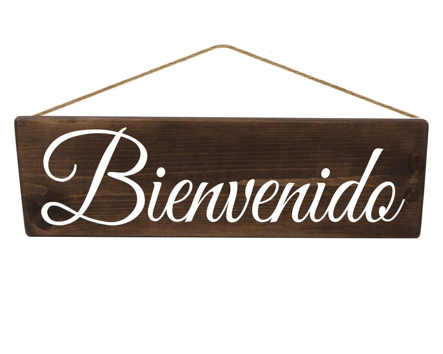 Bienvenido Spanish Wood Decor