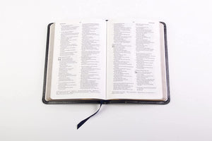 Personalized CSB Military Bible Navy Blue LeatherTouch