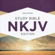 Load image into Gallery viewer, Personalized NKJV Holman Study Bible LeatherTouch Suede/Chocolate New King James Version
