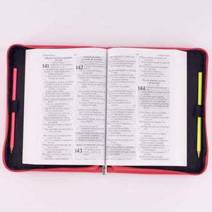 Mt. 19:26 Faux Leather Rosado Personalized Bible Cover for Women