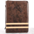 Load image into Gallery viewer, Two-Tone Stripe Isaiah 40:31, Faux Leather Bible Cover (Large) [Unbound]
