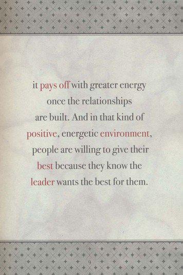 Wisdom on Leadership - John C Maxwell