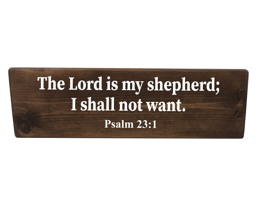 Psalm 23:1 The Lord Is My Shepherd Wood Decor