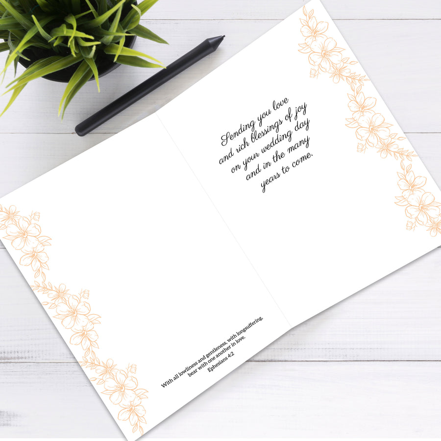 Christian Wedding Card