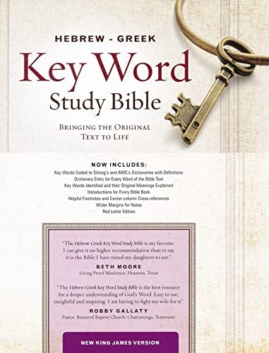 Personalized The Hebrew-Greek Key Word Study Bible NKJV Edition Hardbound