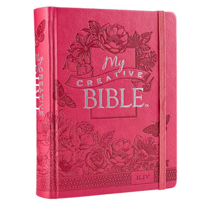 Personalized KJV My Creative Bible Journaling Bible LuxLeather Hardcover