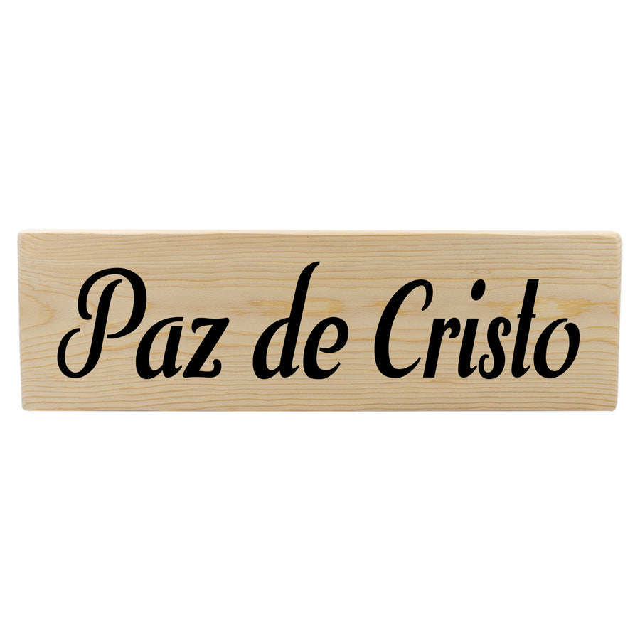 Paz de Cristo Spanish Wood Decor