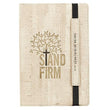 Load image into Gallery viewer, Tan Faux Leather Bullet Journal | Stand Firm - Luke 21:19
