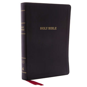 Personalized Bible with Custom Text KJV Giant Print Deluxe Reference Bible Leathersoft Black