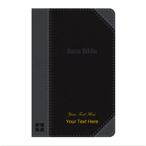 Personalized Santa Biblia NVI Ultrafina Compacta Leathersoft Negra (Spanish Edition)