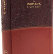 Load image into Gallery viewer, Personalized NKJV Woman&#39;s Study Bible Leathersoft Brown/Burgundy
