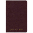 Load image into Gallery viewer, Personalized NIV Life Application Study Bible Personal Size Bonded Leather Burgundy
