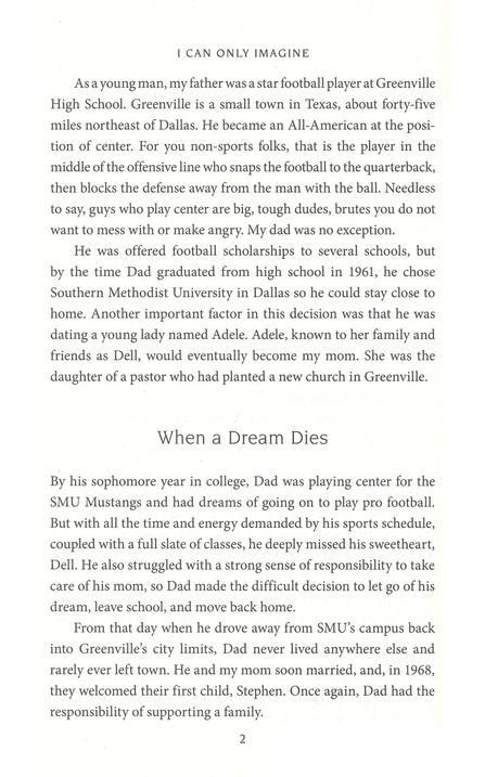 I Can Only Imagine Me Memoir - Bart Millard